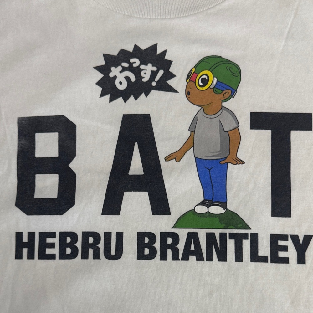 BAIT Hebru Brantley White Graphic Tee